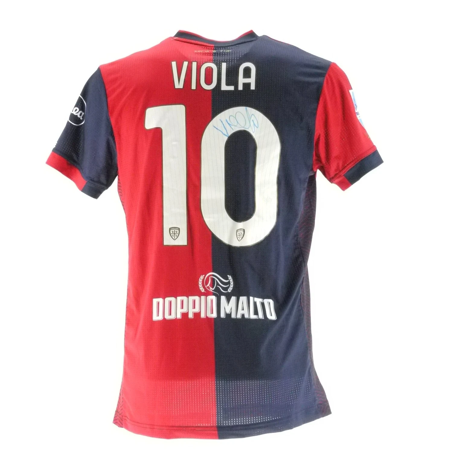 Nicolas Viola Signed Cagliari 2024/25 Shirt