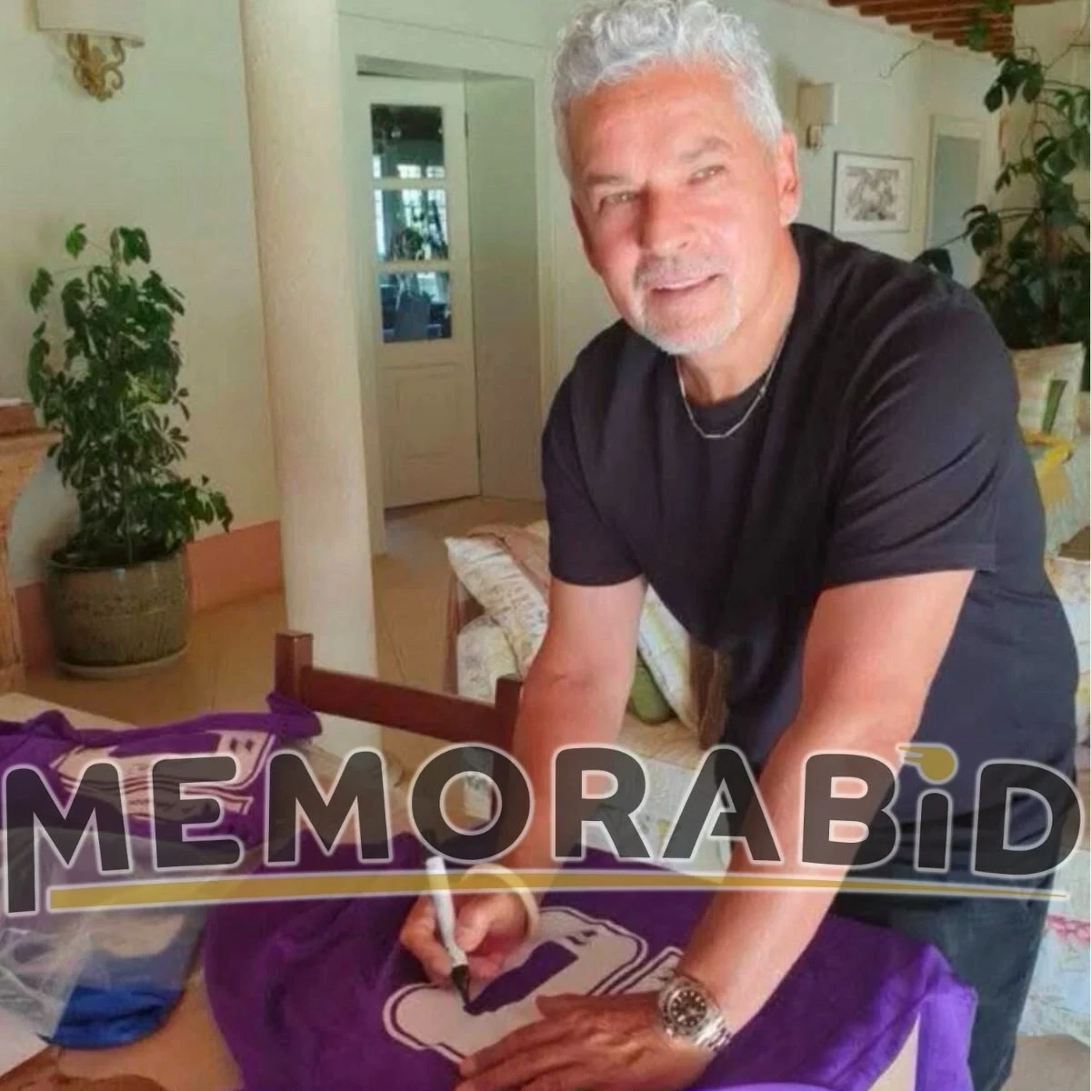 Roberto Baggio Signed Fiorentina 1988/89 Shirt